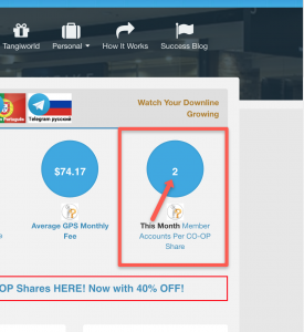 Affiliates per share